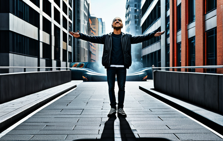 Prompt 1: Inner Peace in a Modern Urban Setting**
