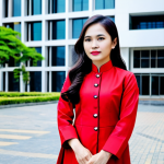 **

A Vietnamese businesswoman in a modest ao dai, standing in front of a modern office building in Ho Chi Minh City, fully clothed, appropriate attire, safe for work, perfect anatomy, natural proportions, professional photography, high quality.

**