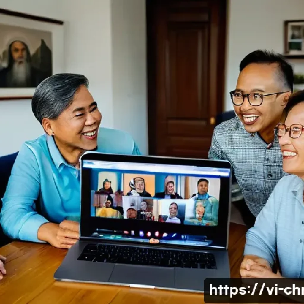 기독교와 디지털 미디어 - A warm and inviting digital community gathering of Vietnamese Christian believers connecting through...