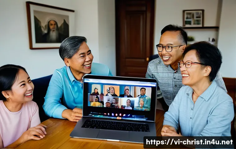 기독교와 디지털 미디어 - A warm and inviting digital community gathering of Vietnamese Christian believers connecting through...